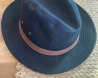 Dorfman Pacific Company 100% Cotton Handmade Black Hat Unisex
