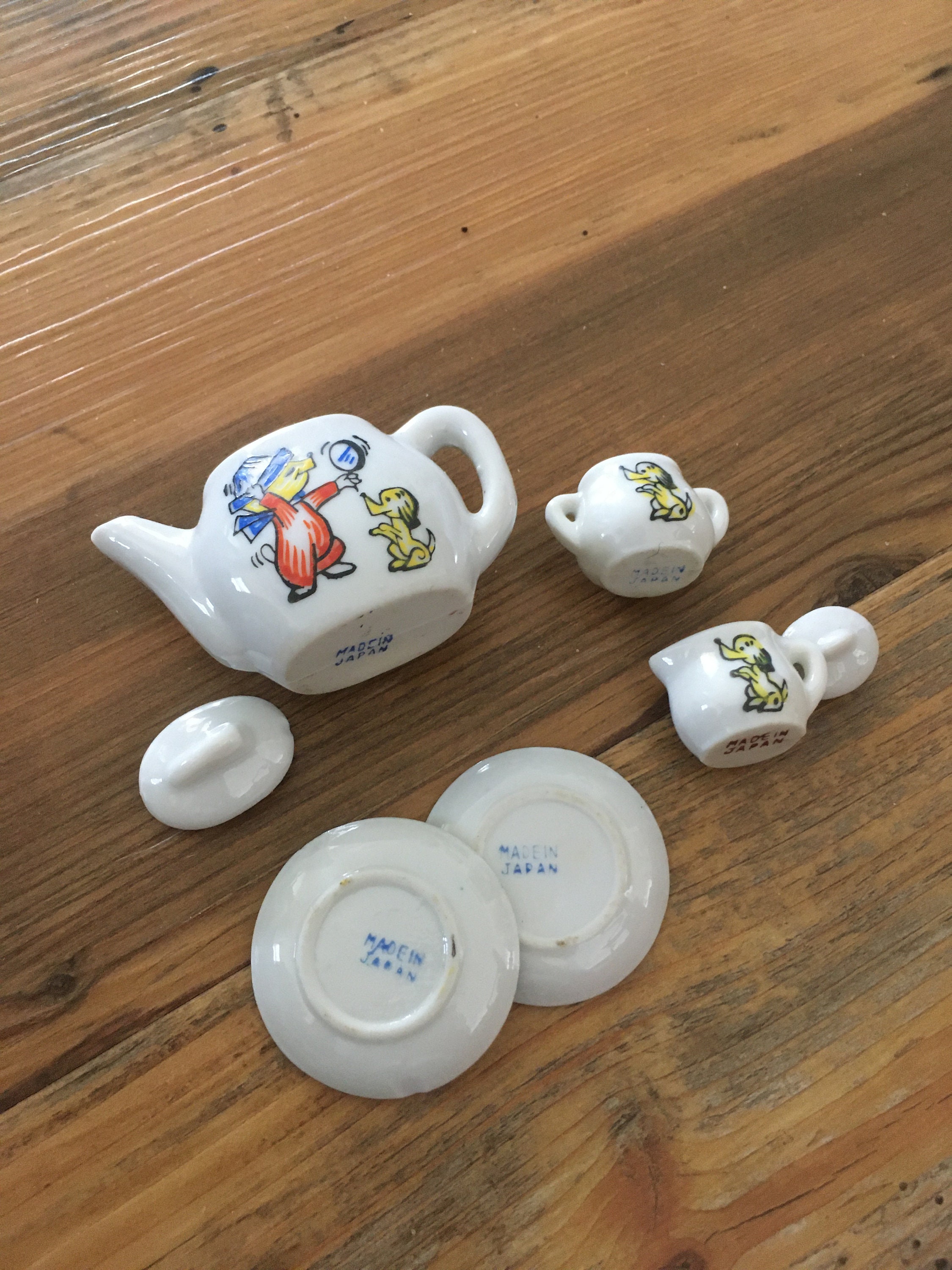 昭和 レトロ ボーンチャイナ 置物 陶器 ミニチュア イヌ 犬 レア！！