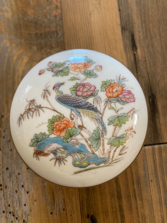 Wedgwood Bone China Made in England Ceramic Box With Stamp Etsy