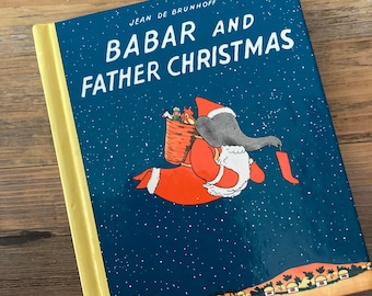 Babar and Father Christmas First Miniature Edition Hardback 1991