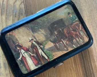 Victorian/Regency Tin Cigarette Case