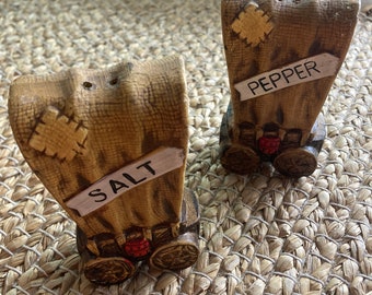 Covered Wagon Salt and Pepper Shakers