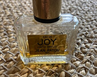 Eau du Parum Jean Patou Paris Joy Originally One Ounce Glass Bottle Made in France