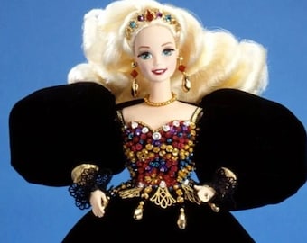 1995 juwelen pracht Barbie-pop met originele verzenddoos Mattel NOS *ZELDZAAM*