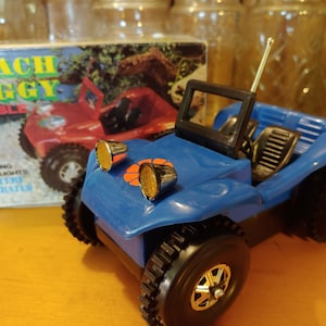 1992 Tumble Climbing Beach Buggy Car Battery Opp Blinking Headlights With Box WORKS!