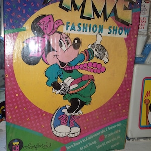 Vintage 3-1980 1970's Disney Mickey Minnie Mouse Dress up Colorforms ...