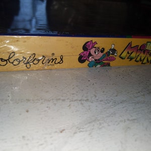 Vintage 3-1980 1970's Disney Mickey Minnie Mouse Dress up Colorforms ...