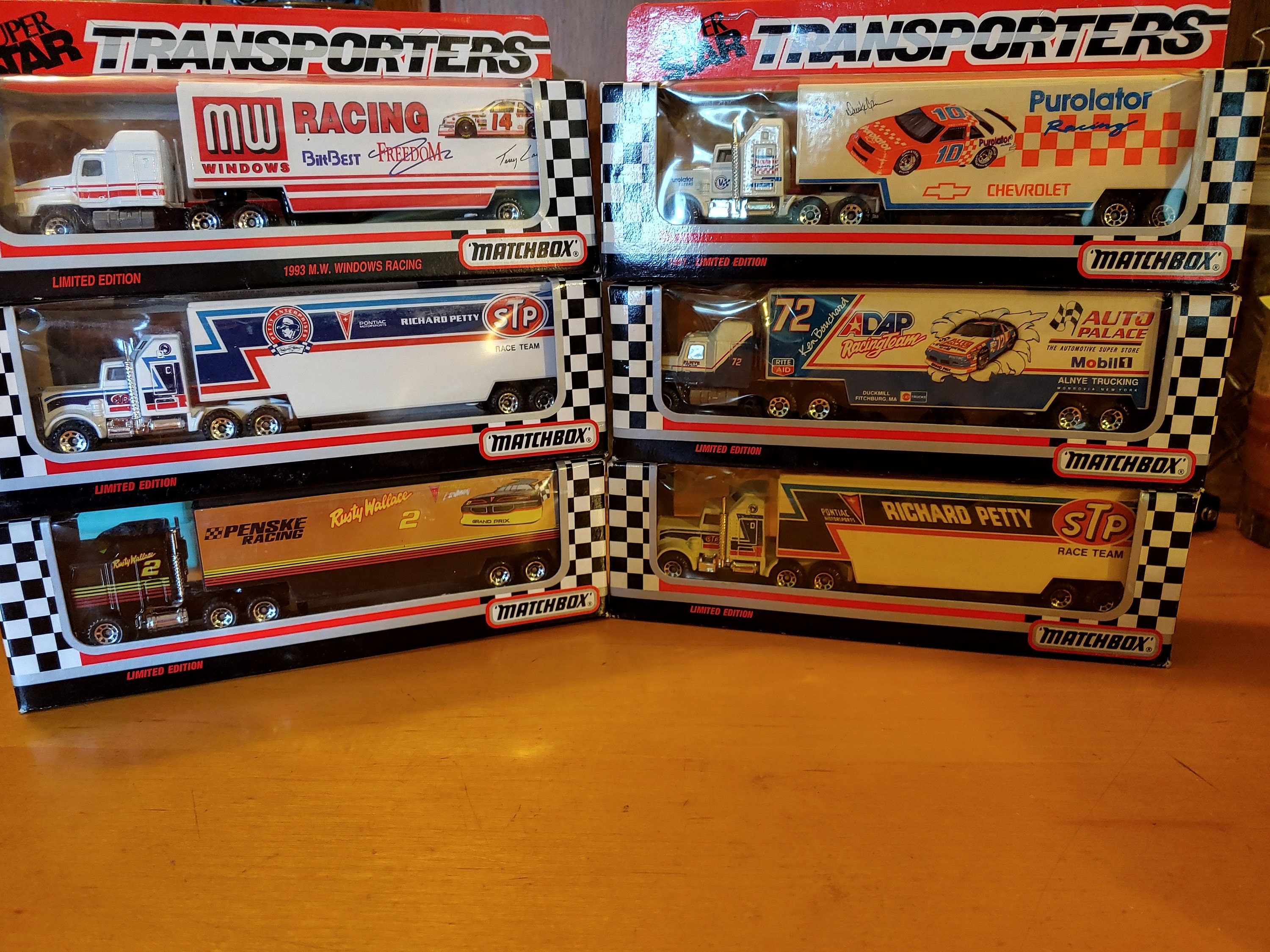 Vintage 1990 1992 1993 6-matchbox 1:64 Super Star