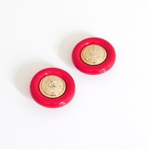 orecchini clip-on di ancoraggio in resina vtg
