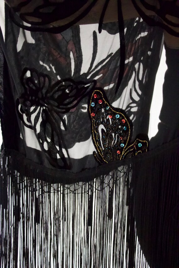 fringed butterfly sequins kimono - image 9