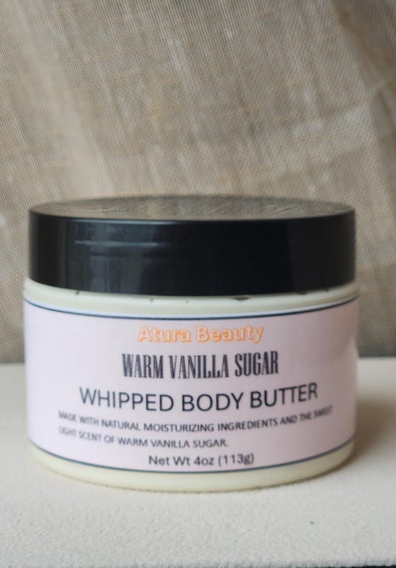 Body Butter whipped with the light fragrance of Warm Vanilla Sugar.
