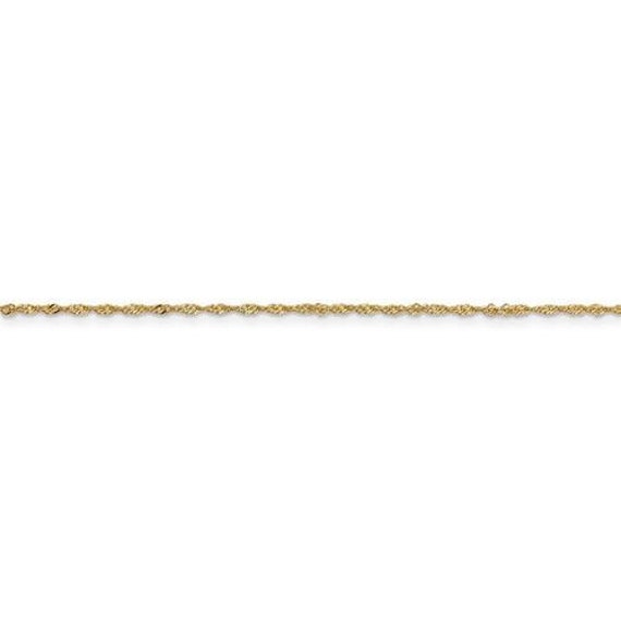 14k 1.10mm Singapore Chain 14k 1.10mm Singapore Chain