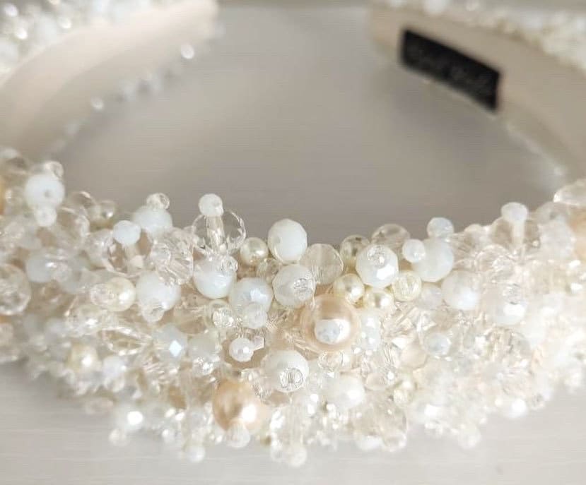 Bridal Headband / Crystal Headband / Tocado de Novia / Bridal Headpiece