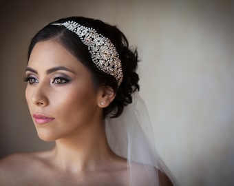 Bridal Headpiece/ Wedding Hair Accessories / Shiny Bridal Accessories