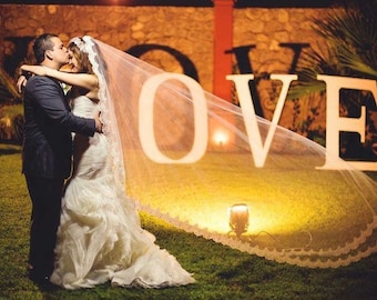 Welon ślubny, welon katedralny, welon ślubny z kości słoniowej, velo catedral de novia, mantilla de novia