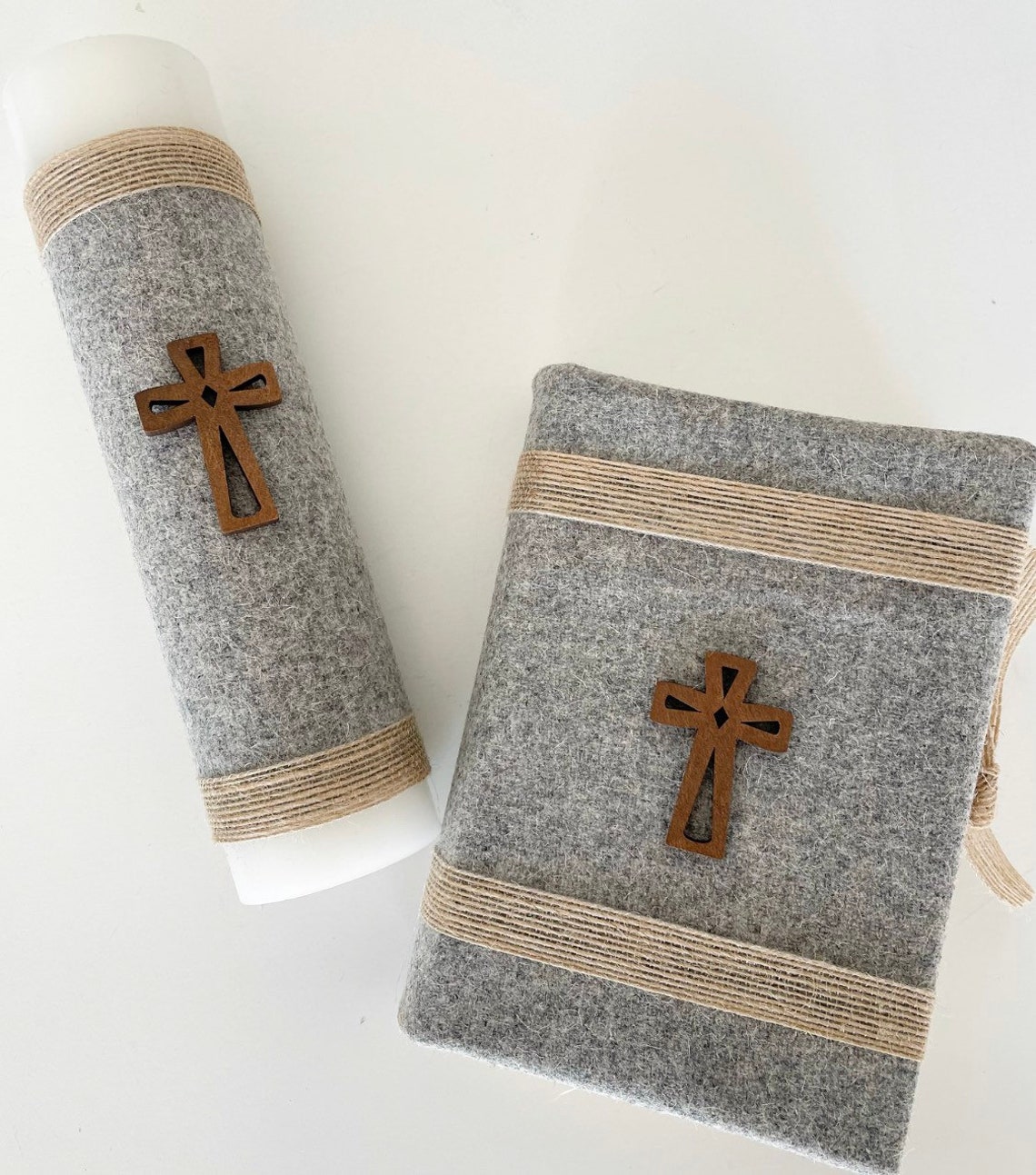 Biblia Y Vela Para Primera Comunión Etsy