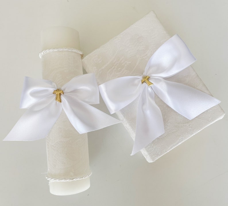 Biblia Y Vela Para Primera Comunión Etsy