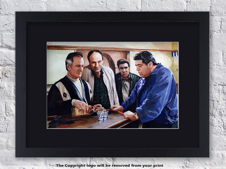 Sopranos - Mounted & Framed Art Print 