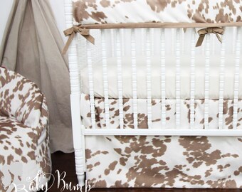 Cowhide Baby Bedding Etsy