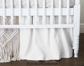 20 inch crib skirt