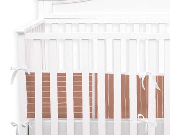 Stripes Crib Bumper Etsy