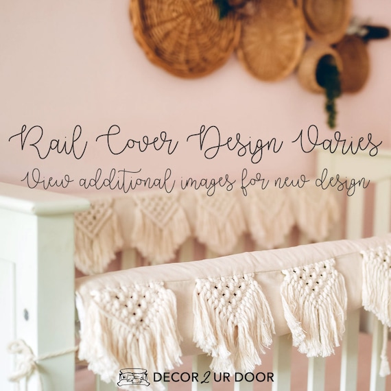 macrame crib skirt