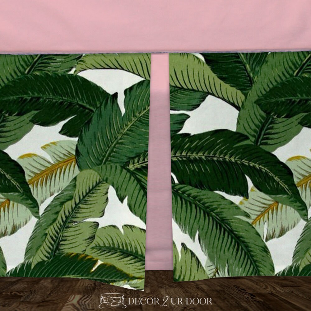 palm leaf crib sheet