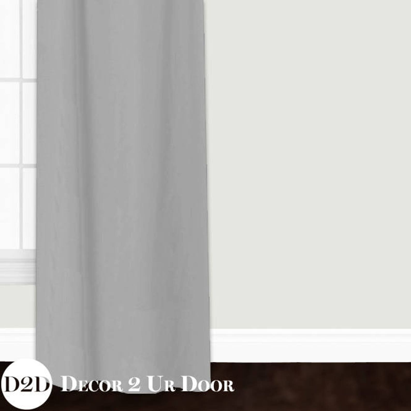 Solid Grey Custom Baby & Nursery Curtains Solid Grey Nursery Etsy
