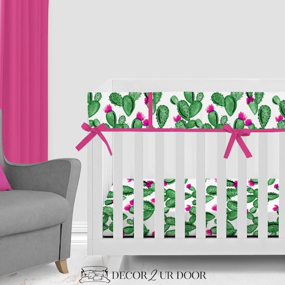 cactus crib bedding