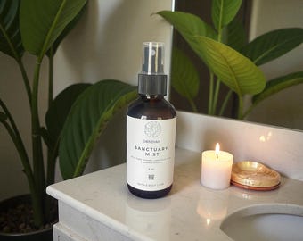 Vaporisateur d'ambiance entièrement naturel Obsidian Signature Scent, brume sanctuaire 4 oz
