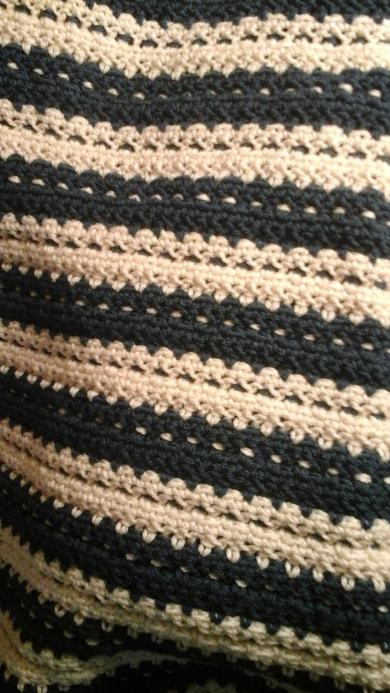 King Size Crochet Blanket Front Post Drop Afghan Etsy