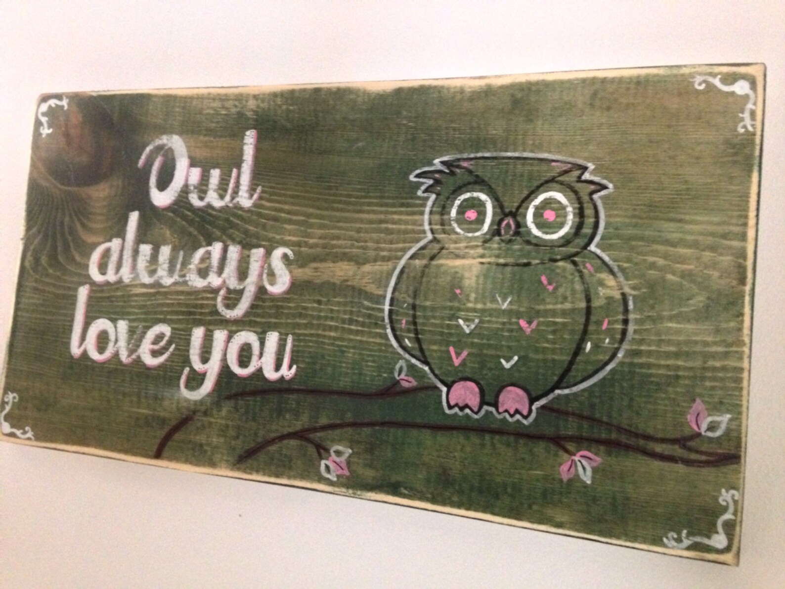 owl diarie sign