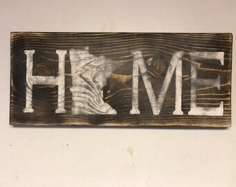 HOME Handpainted Custom Wood Sign, Minnesota, Wisconsin, any state!