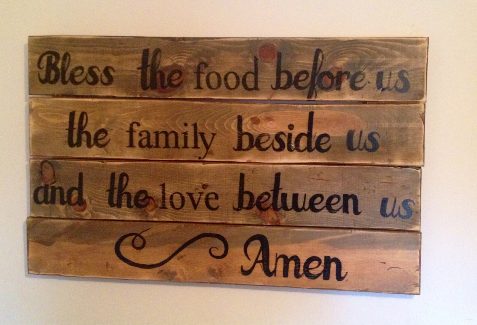 Rustic Wood blessings Sign Etsy
