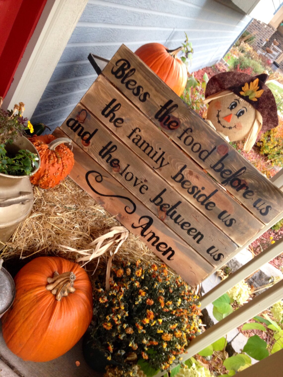 Rustic Wood blessings Sign Etsy