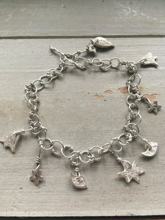 Love Birds Bespoke Personalised Fine Silver Keepsake Charm