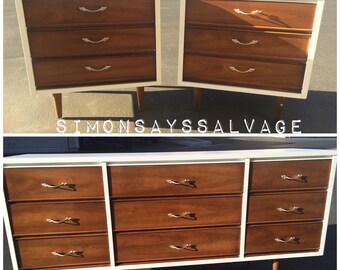 white and natural wood dresser pure white mid century modern dixie bedroom set white and brown modern bedset nursery changing table blue dresser stained natural wood top custom hand painted etsy white and natural wood dresser pure white mid century modern dixie bedroom set white and brown modern bedset nursery changing table blue dresser stained natural wood top custom hand painted etsy