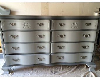 Custom Colors AVAILABLE - Grey Dresser, Changing Table, Buffet, Credenza