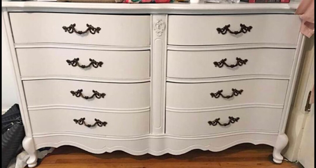 Custom Colors AVAILABLE French Provincial Dresser, Hutch, Changing