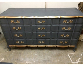 Custom Colors AVAILABLE - French Provincial 12 Drawer Dresser/Changing Table/Buffet/Credenza