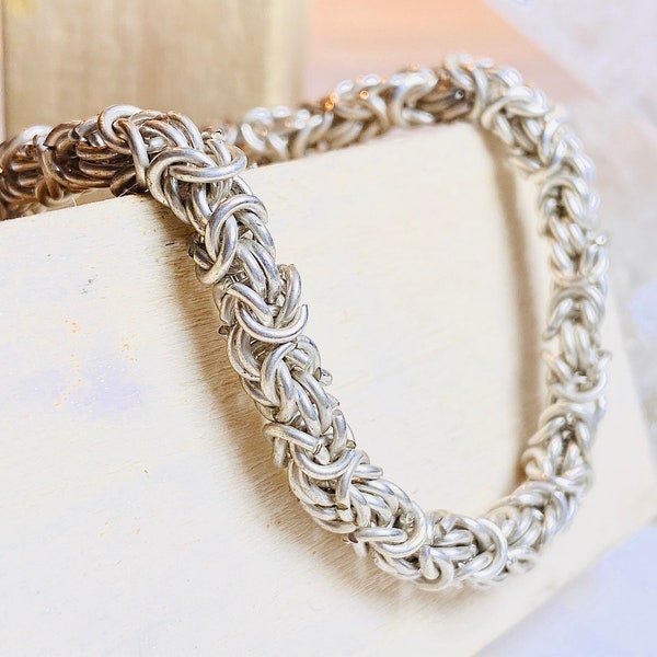 Chaîne Mailles Argent 925 Massif - Remise En état Par Bijoutier, Occasion