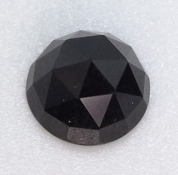 AAA Quality Black Spinel Round Rosecut Loose Gemstone 100 Piece Lot 6MM Natural Black Spinel
