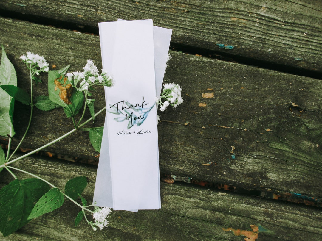 Custom Watercolor Wedding Favor Labels (x10) - Etsy
