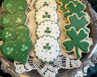 St. Patrick’s Day sugar cookies 1 dozen