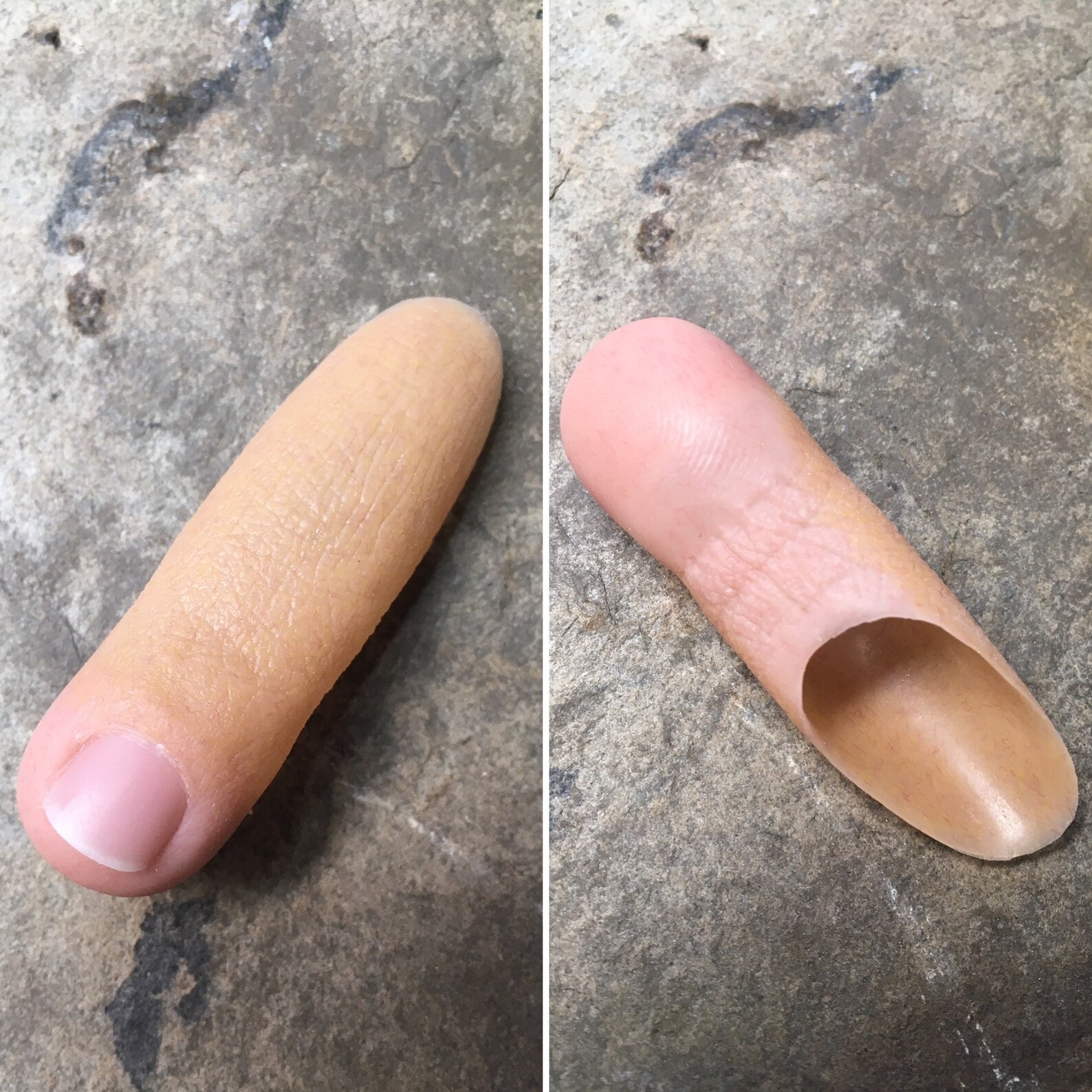 Female Toe Extension Twotone realistic Silicone Rubber Etsy