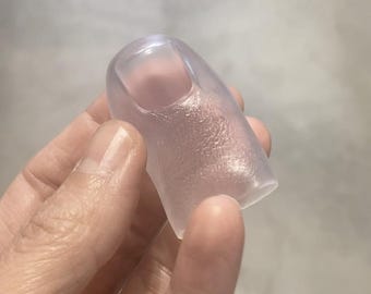 Paintable Clear Silicone Big Toe- Completely Hollow