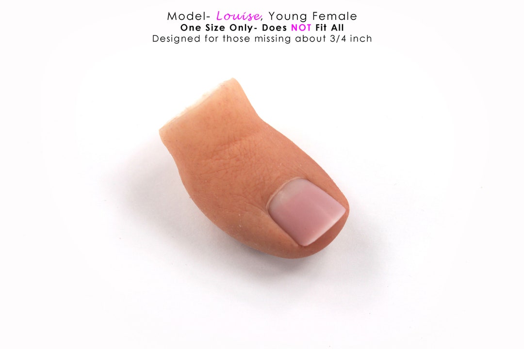 Female LOUISE Model Realistic Big Toe Extension in Soft Silicone