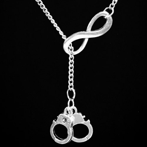 Gift for Her Handcuff Necklace Best Friend Jewelry Partners Etsy
