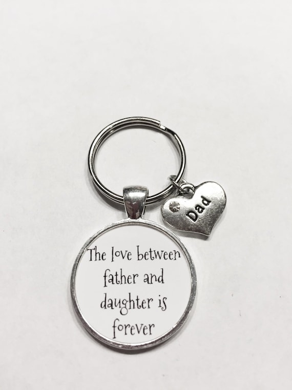 daddy daughter keychains