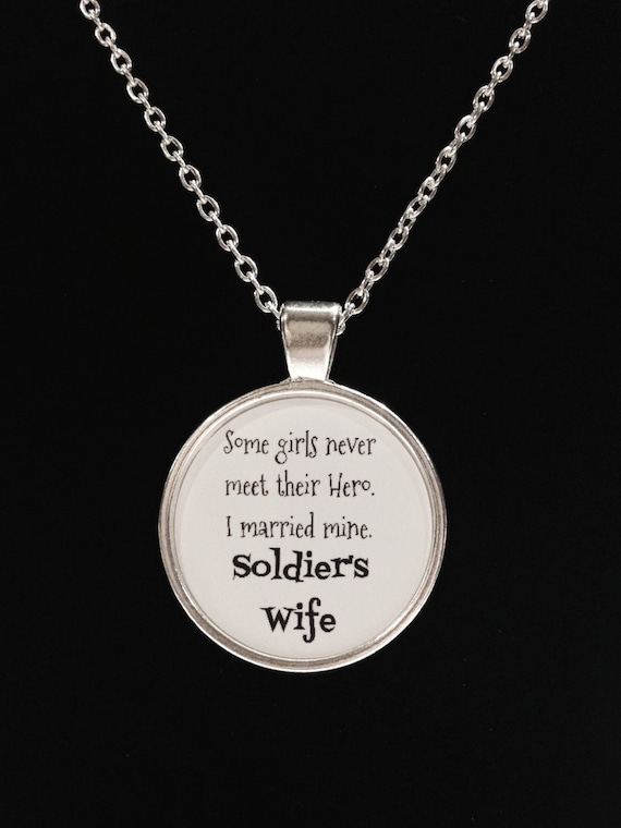 Army wife best sale necklace